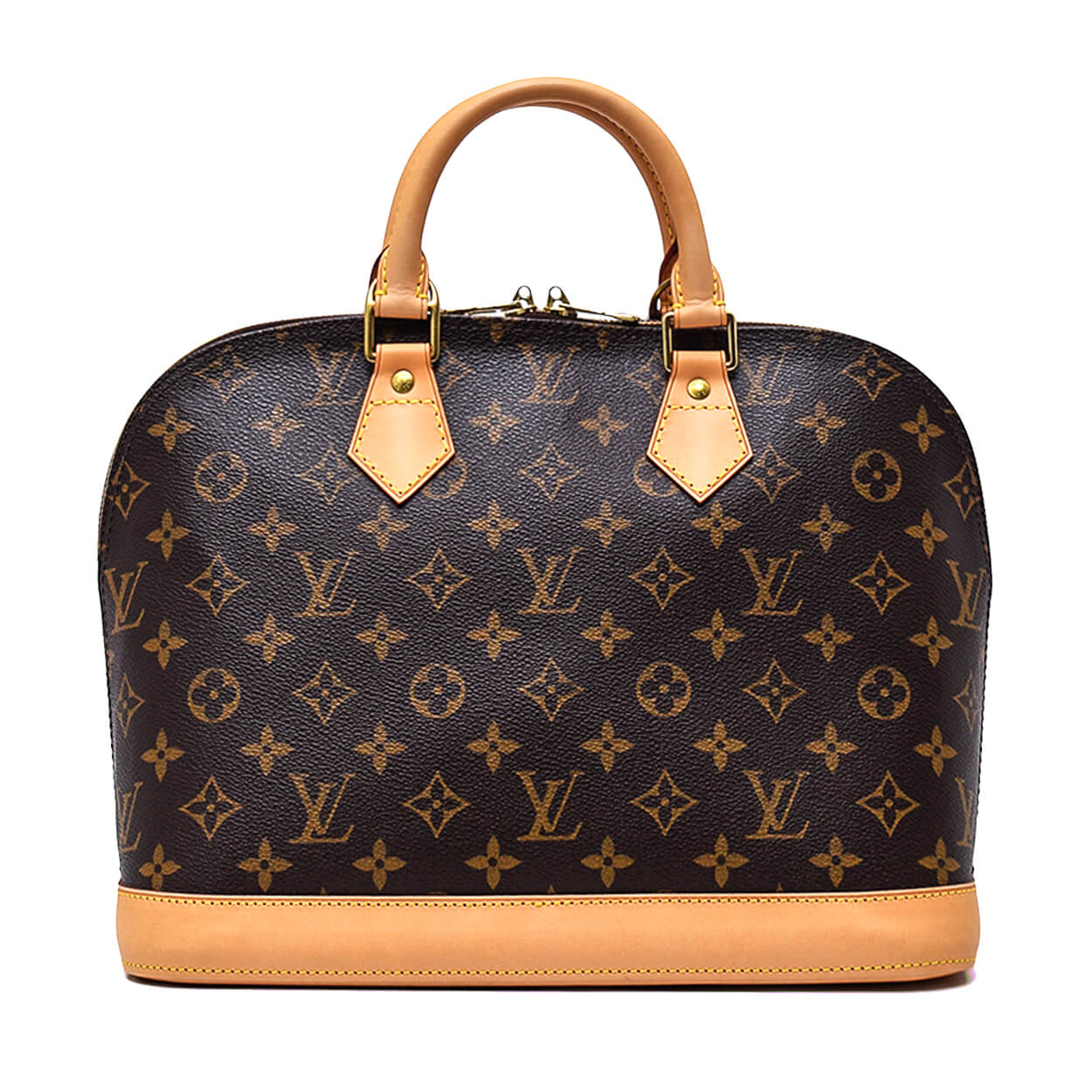 Louis Vuitton - Monogram Canvas Leather Alma PM Bag 